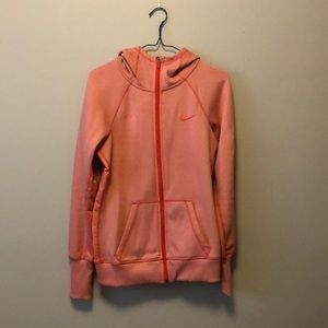 Size Small Light Pink Nike Zip Up Hoodie